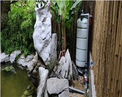 別墅觀賞魚池塘用過濾器